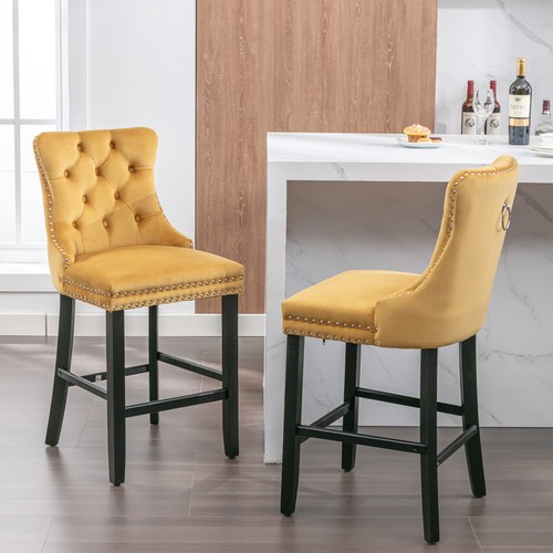 2set 2in velvet upholstered - velvet,